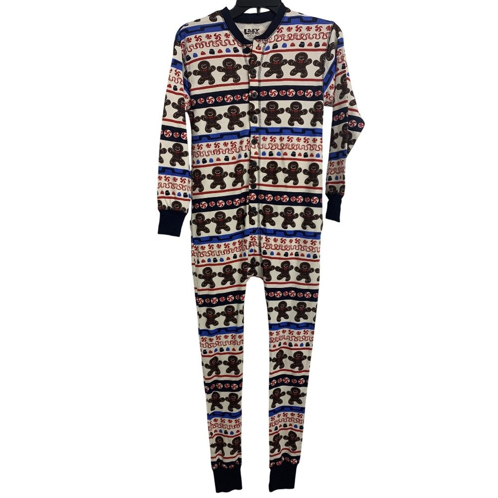 NWOT Lazy One Kids Cotton One Piece Sweet Cheeks Pajamas Unisex Size‎ XS
